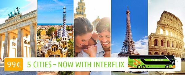 Interflix, 5 città a € 99