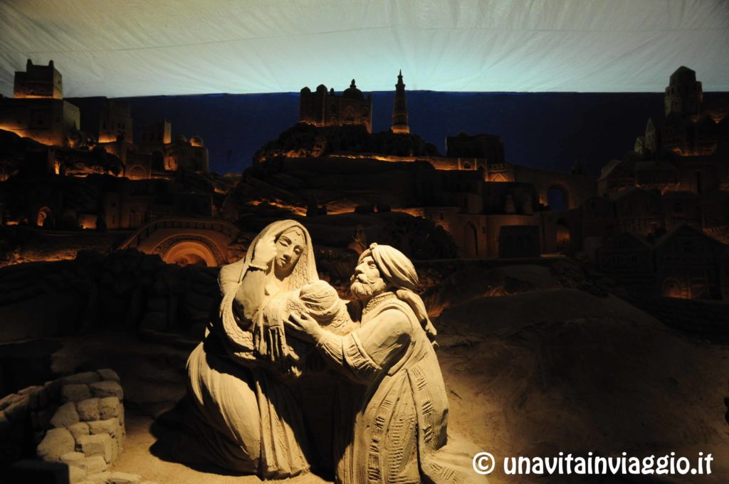 Presepe di sabbia a Lignano